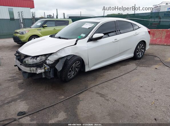 19XFC2F7XGE233922 2016 HONDA CIVIC Белый Передняя левая четверть