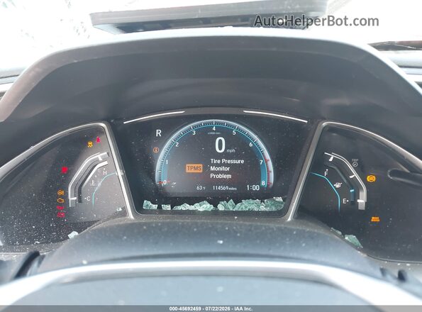 19XFC2F7XHE031910 2017 HONDA CIVIC Gray Widok tylnych siedzeń