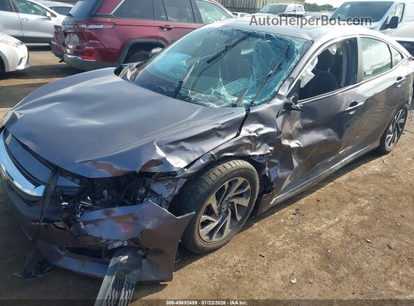 19XFC2F7XHE031910 2017 HONDA CIVIC Gray Widok z przodu