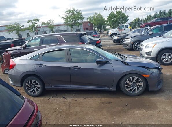 19XFC2F7XHE031910 2017 HONDA CIVIC Gray Widok wnętrza z tyłu