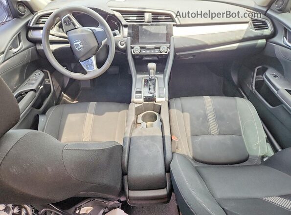 19XFC2F7XHE082081 2017 HONDA CIVIC Black Widok deski rozdzielczej