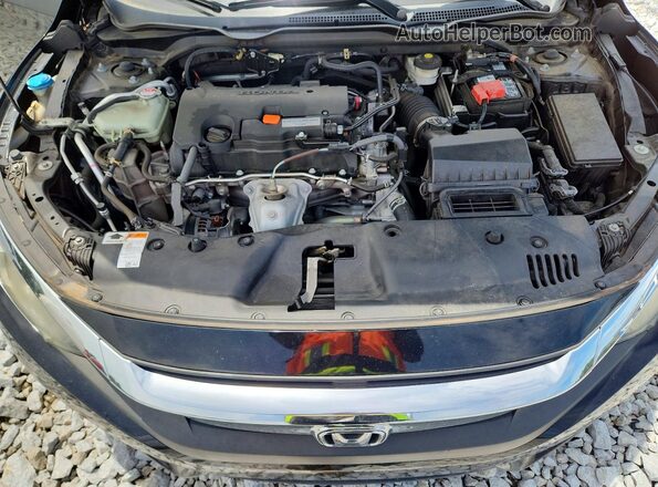 19XFC2F7XHE082081 2017 HONDA CIVIC Black Widok wnętrza z tyłu