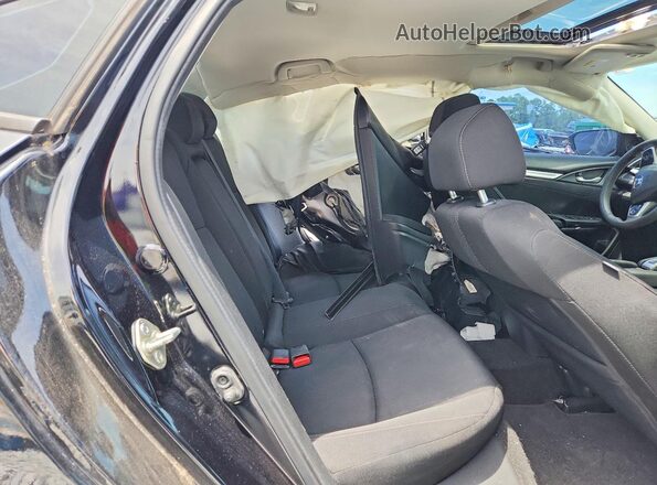 19XFC2F7XHE082081 2017 HONDA CIVIC Black Widok tylnych siedzeń