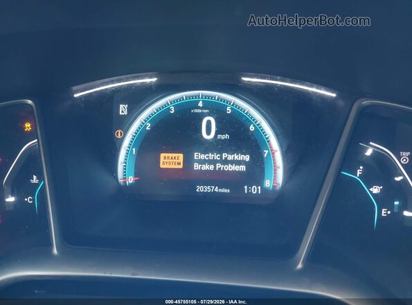 19XFC2F7XHE220296 2017 HONDA CIVIC Silver Vista de los asientos traseros