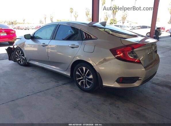 19XFC2F7XHE220296 2017 HONDA CIVIC Silver Trasero izquierdo