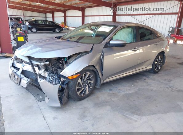 19XFC2F7XHE220296 2017 HONDA CIVIC Silver Vista tres cuartos delantera izquierda