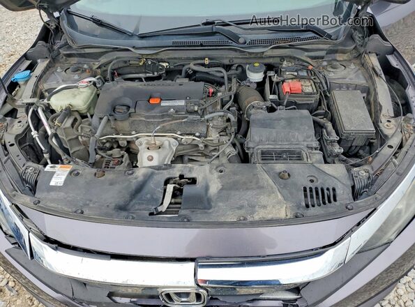 19XFC2F7XJE003496 2018 HONDA CIVIC Серый Вид задней части салона