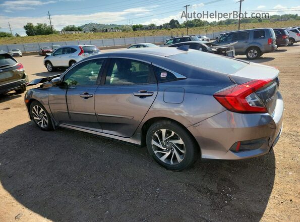 19XFC2F7XJE018466 2018 HONDA CIVIC Gray Rear left