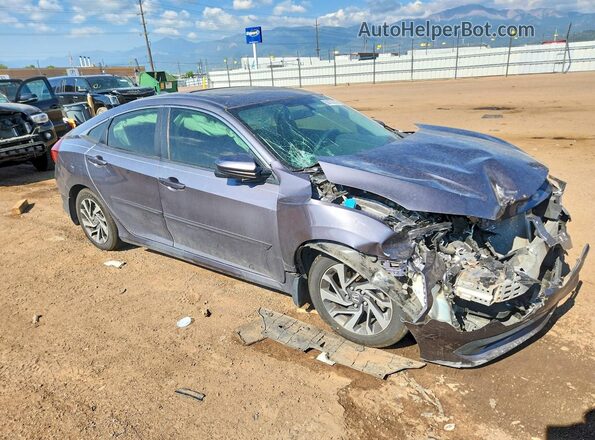 19XFC2F7XJE018466 2018 HONDA CIVIC Gray Front right