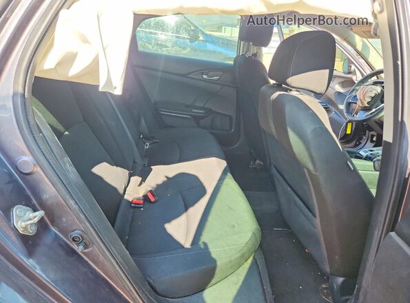 19XFC2F7XJE018466 2018 HONDA CIVIC Gray Rear seats view
