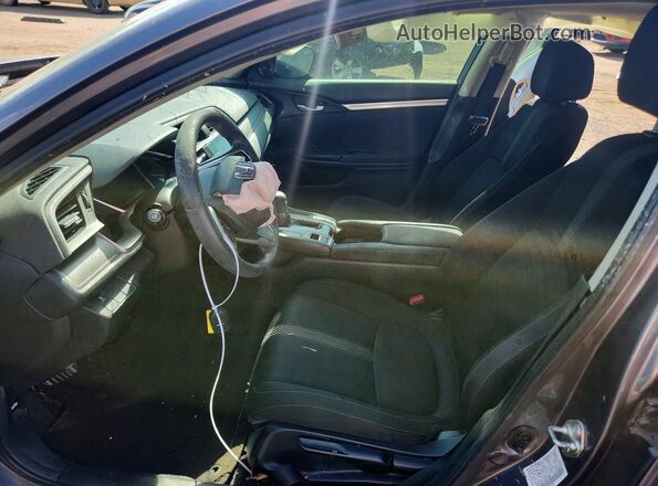 19XFC2F7XJE018466 2018 HONDA CIVIC Gray Front interior view