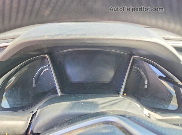19XFC2F7XJE018466 2018 HONDA CIVIC Gray Instrument cluster view