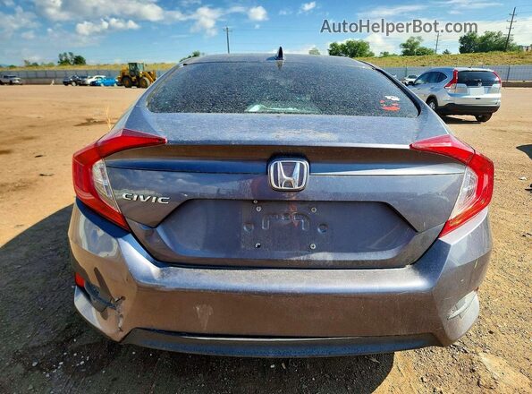 19XFC2F7XJE018466 2018 HONDA CIVIC Gray Rear view