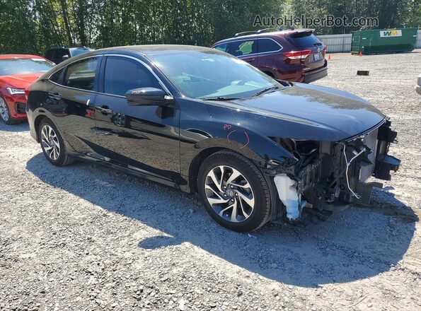19XFC2F80JE000633 2018 HONDA CIVIC Black Przód prawy