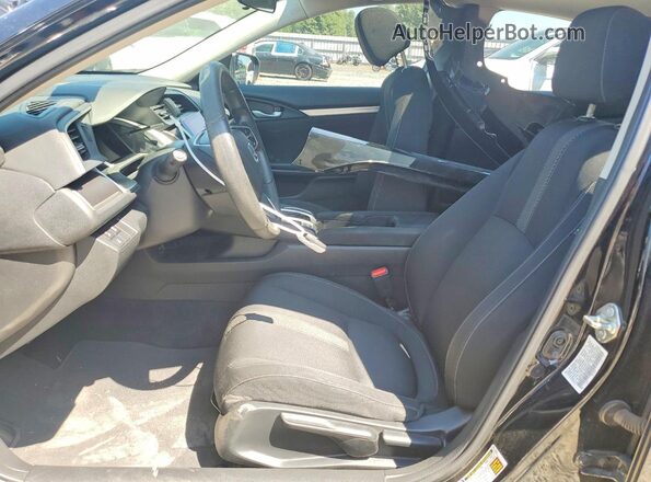 19XFC2F80JE000633 2018 HONDA CIVIC Black Widok wnętrza z przodu