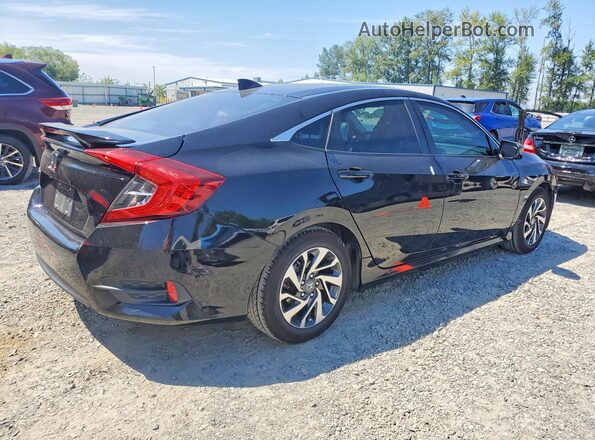19XFC2F80JE000633 2018 HONDA CIVIC Black Tył prawy