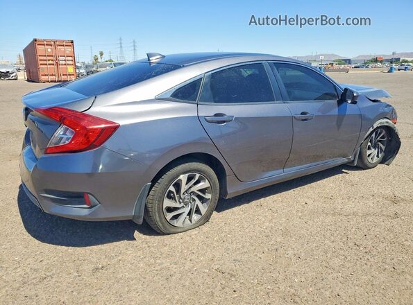 19XFC2F80JE202727 2018 HONDA CIVIC Серый Задняя правая четверть