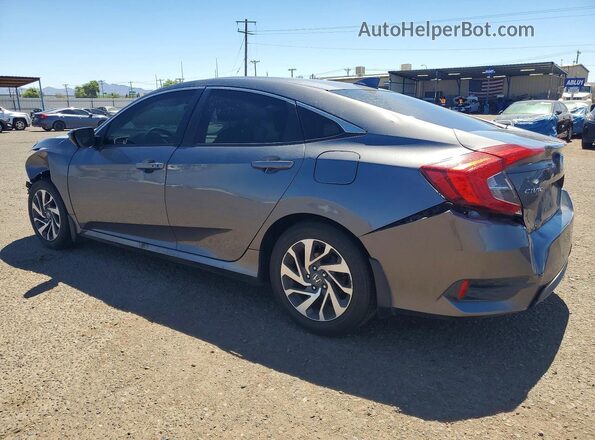 19XFC2F80JE202727 2018 HONDA CIVIC Серый Задняя левая четверть