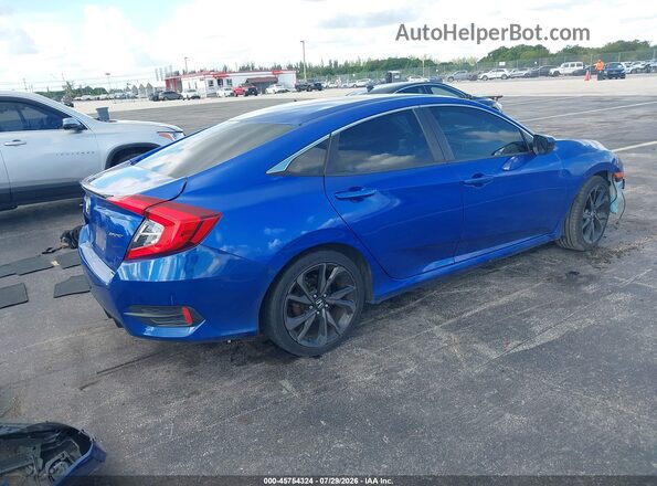 19XFC2F80LE020772 2020 HONDA CIVIC Синий Задняя правая четверть