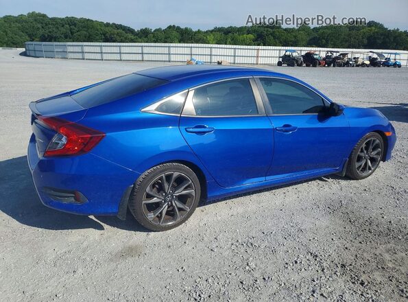 19XFC2F80LE027740 2020 HONDA CIVIC Blue Tył prawy
