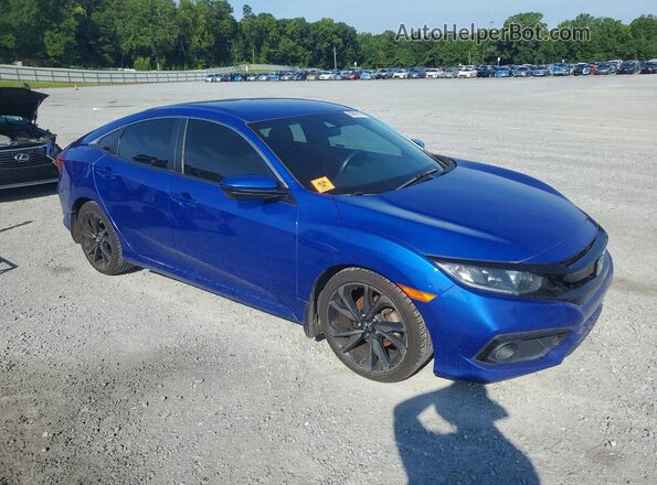 19XFC2F80LE027740 2020 HONDA CIVIC Blue Przód prawy