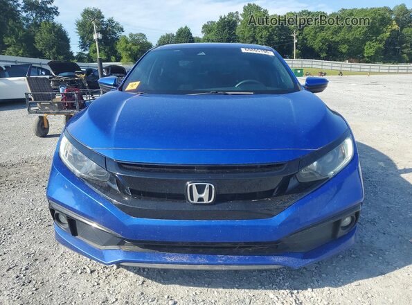 19XFC2F80LE027740 2020 HONDA CIVIC Blue Widok z przodu