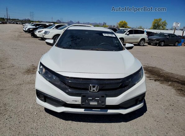 19XFC2F80ME202070 2021 HONDA CIVIC White Widok z przodu
