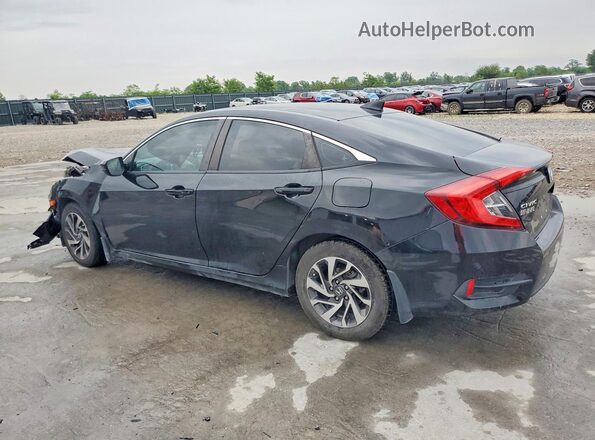 19XFC2F81HE074606 2017 HONDA CIVIC Black Rear left
