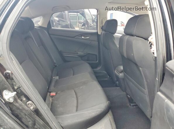 19XFC2F81HE074606 2017 HONDA CIVIC Black Rear seats view