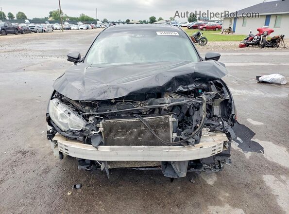19XFC2F81HE074606 2017 HONDA CIVIC Black Front view