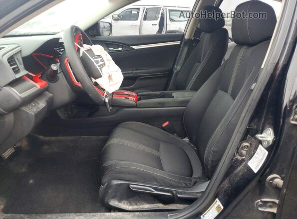 19XFC2F81HE074606 2017 HONDA CIVIC Black Front interior view