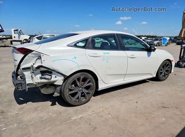 19XFC2F81KE008841 2019 HONDA CIVIC White Հետևի աջ