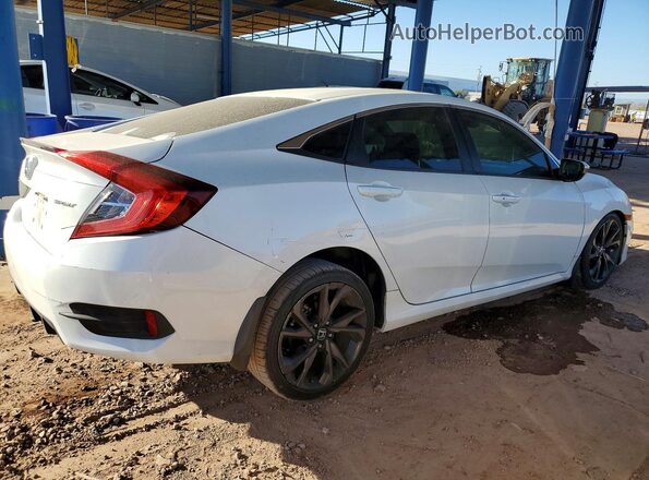 19XFC2F81KE019886 2019 HONDA CIVIC White უკანა მარჯვენა
