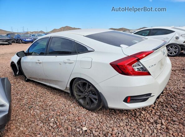 19XFC2F81KE019886 2019 HONDA CIVIC White უკანა მარცხენა