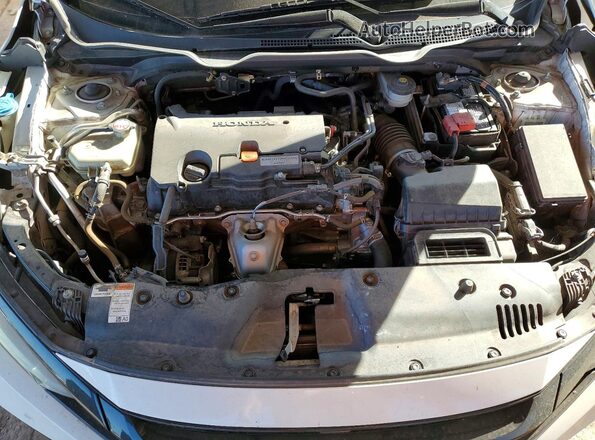 19XFC2F81KE019886 2019 HONDA CIVIC White უკანა სალონის ხედი