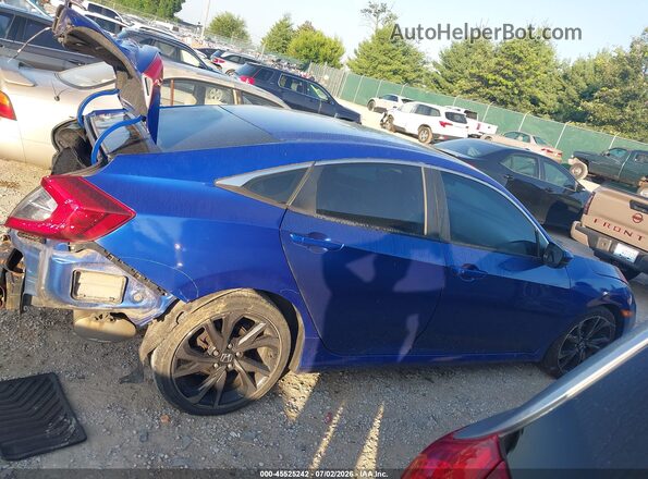 19XFC2F81KE026708 2019 HONDA CIVIC Blue Սալոնի 360 աստիճան տեսք