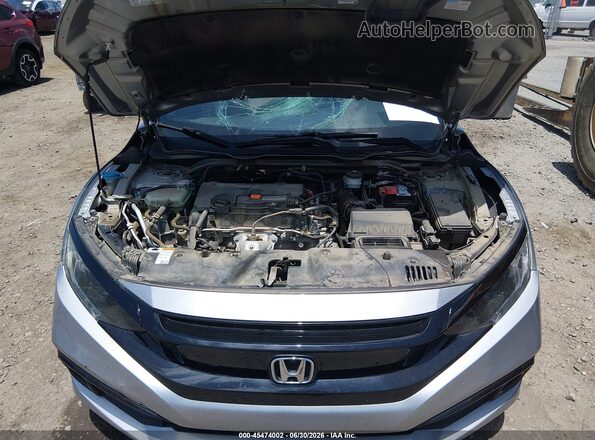 19XFC2F81KE037305 2019 HONDA CIVIC Silver უკანა ხედი