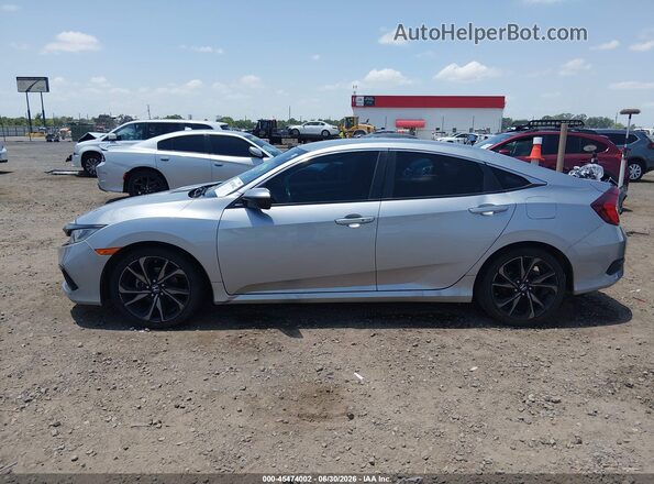 19XFC2F81KE037305 2019 HONDA CIVIC Silver სალონის 360-გრადუსიანი ხედი