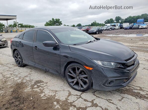 19XFC2F81LE025141 2020 HONDA CIVIC Черный Передняя правая четверть