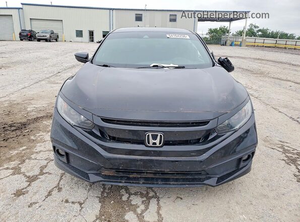 19XFC2F81LE025141 2020 HONDA CIVIC Черный Вид спереди
