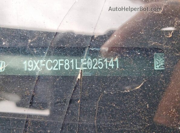19XFC2F81LE025141 2020 HONDA CIVIC Черный Вид подкапотного пространства