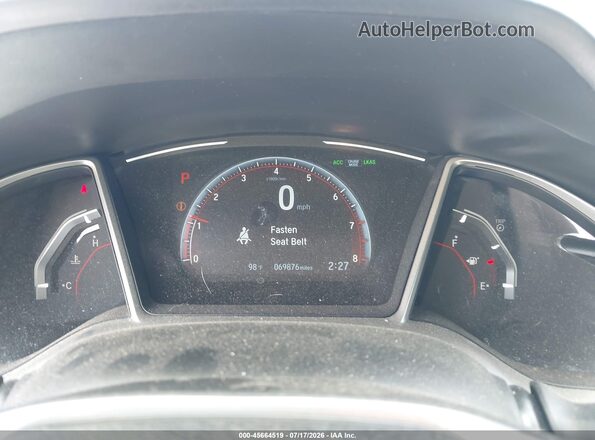 19XFC2F81ME003061 2021 HONDA CIVIC Blue უკანა სავარძლების ხედი