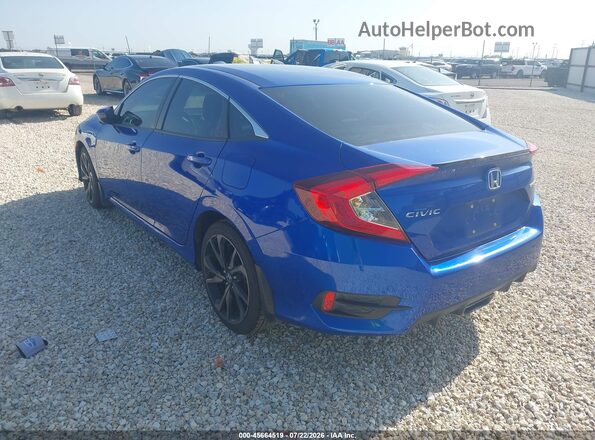 19XFC2F81ME003061 2021 HONDA CIVIC Blue უკანა მარცხენა