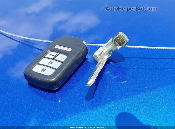 19XFC2F81ME003061 2021 HONDA CIVIC Blue წინა პანელის ხედი