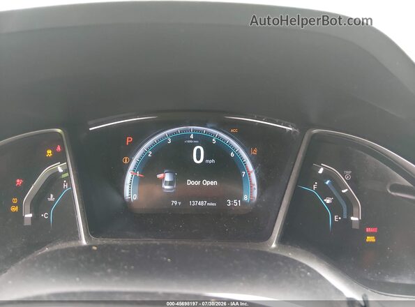 19XFC2F82GE048286 2016 HONDA CIVIC Черный Вид задних сидений