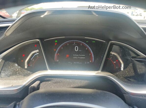 19XFC2F82KE000523 2019 HONDA CIVIC Blue Սարքավորումների վահանակի տեսք