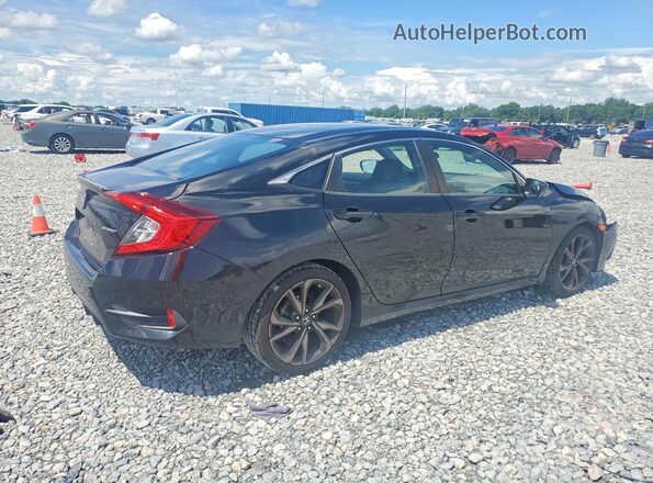 19XFC2F82KE000523 2019 HONDA CIVIC Blue Հետևի աջ