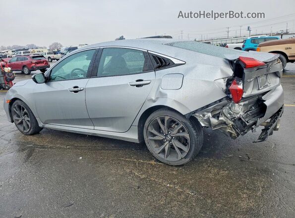 19XFC2F82KE210619 2019 HONDA CIVIC Silver Tył lewy