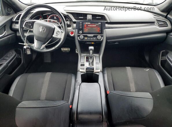 19XFC2F82KE210619 2019 HONDA CIVIC Silver Widok deski rozdzielczej
