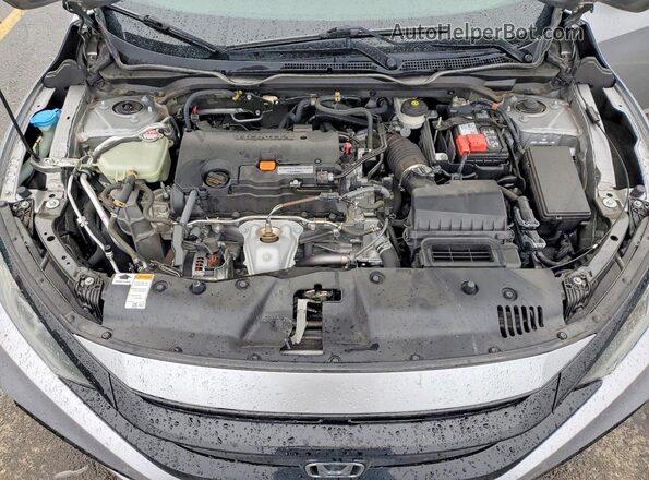 19XFC2F82KE210619 2019 HONDA CIVIC Silver Widok wnętrza z tyłu